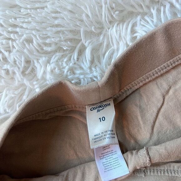 The Children’s Place Khaki Pull On Flare Uniform Skirt Size 10 - Picture 3 of 4